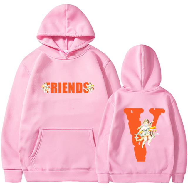 Vlone Friends and girl logo Hoodie