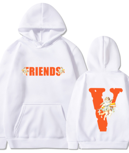 Vlone Friends and girl logo Hoodie