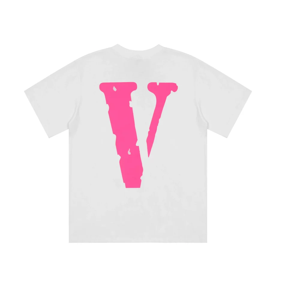 Vlone Reflective V Round Neck T-Shirt